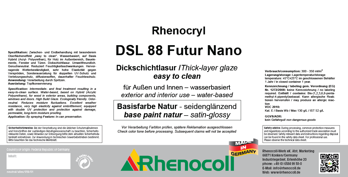 Rhenocryl DSL 88 Futur Nano